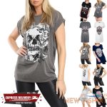 womens ladies horror turn up sleeve halloween printed baggy basic t shirt top 0.jpg