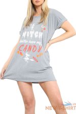 womens ladies horror turn up sleeve halloween printed baggy basic t shirt top 6.jpg