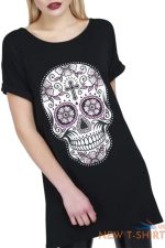 womens ladies horror turn up sleeve halloween printed baggy basic t shirt top 9.jpg