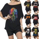 womens ladies one shoulder halloween printed batwing oversized baggy t shirt top 0.jpg