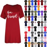 womens ladies oversized baggy be kind heart printed t shirt tunic mini dresses 0 1.jpg