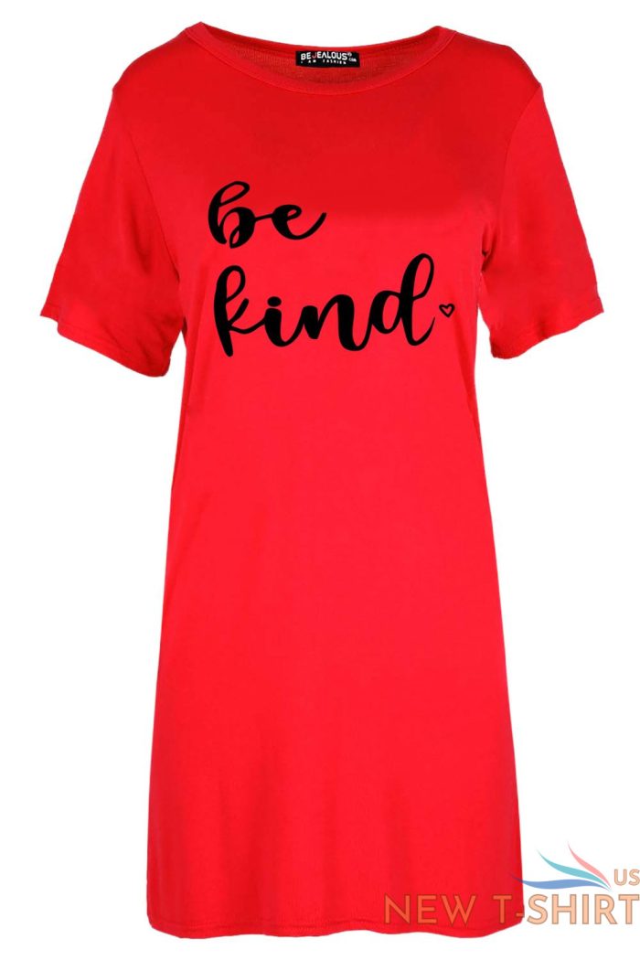 womens ladies oversized baggy be kind heart printed t shirt tunic mini dresses 2 1.jpg