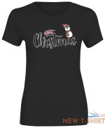 womens ladies penguin merry christmas print t shirt novelty party gift top 3.jpg