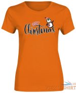 womens ladies penguin merry christmas print t shirt novelty party gift top 8.jpg