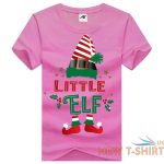womens little elf christmas t shirt girls funny xmas party 100 cotton top tees 0 1.jpg