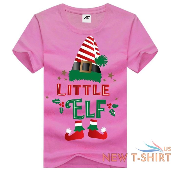 womens little elf christmas t shirt girls funny xmas party 100 cotton top tees 9 1.jpg