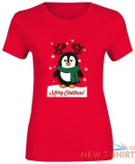 womens merry christmas print penguin t shirt girls xmas gift party top tees 0.jpg