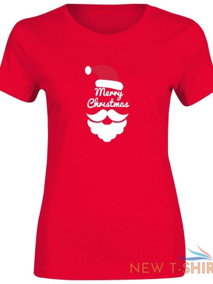 womens merry christmas santa face printed t shirt xmas party top tees 0.jpg