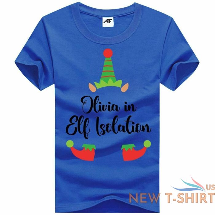 womens olivia in isolation print christmas t shirt girls short sleeve xmas shirt 4.jpg