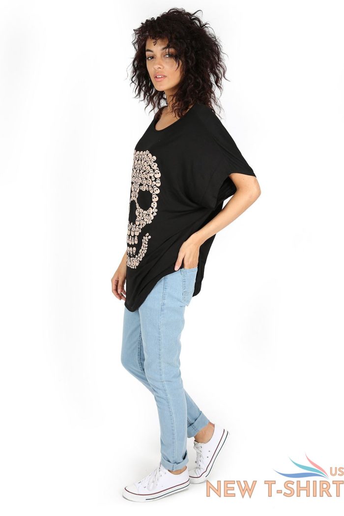 womens oversized t shirt ladies coustume lagenlook loose baggy batwing top new 2.jpg