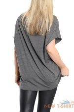 womens oversized t shirt ladies coustume lagenlook loose baggy batwing top new 5.jpg