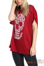 womens oversized t shirt ladies coustume lagenlook loose baggy batwing top new 6.jpg