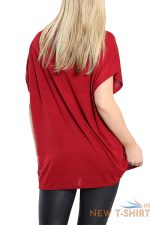 womens oversized t shirt ladies coustume lagenlook loose baggy batwing top new 8.jpg