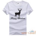 womens santa christmas is coming printed t shirt short sleeve xmas stretchy top 8.jpg