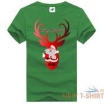 womens santa christmas is coming printed t shirt short sleeve xmas stretchy top 9.jpg