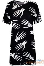 womens spooky cat ghost halloween ladies baggy lounge wear pj t shirt dress 9 1.jpg