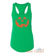 womens tank top pumpkin face t shirt halloween jack o lantern trick or treat tee 5.jpg