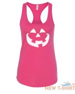 womens tank top pumpkin face t shirt halloween jack o lantern trick or treat tee 7.jpg