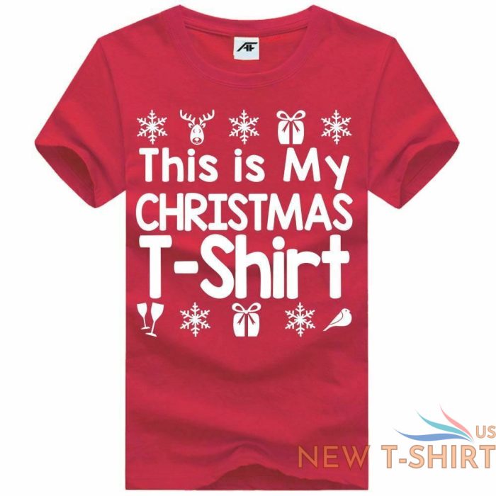 womens this is my christmas t shirt girls novelty crew neck shirt top tees 4.jpg