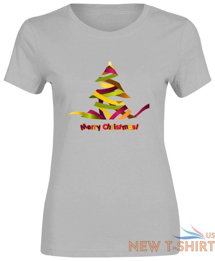 womens tree xmas merry christmas print tshirt girls short sleeve cotton top 6 1.jpg