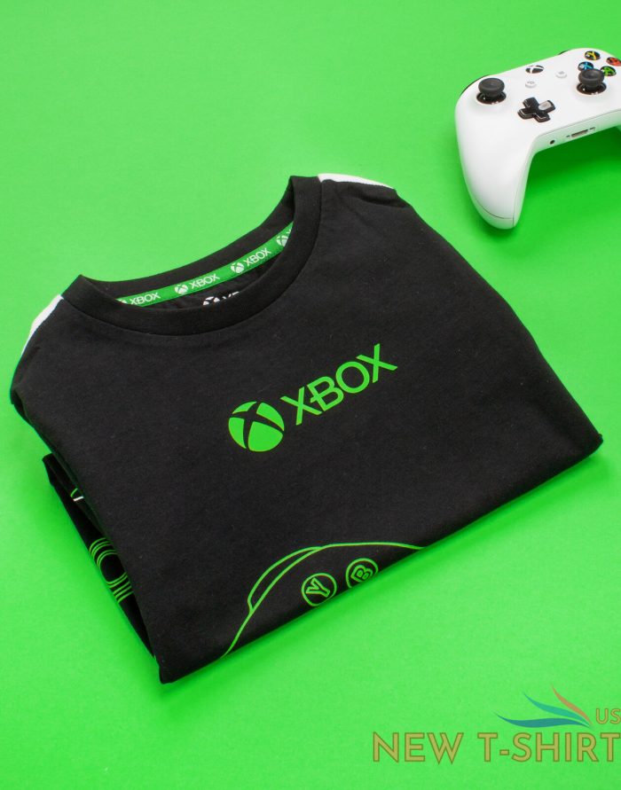 xbox t shirt boys kids green black game controller logo clothing top 4.jpg