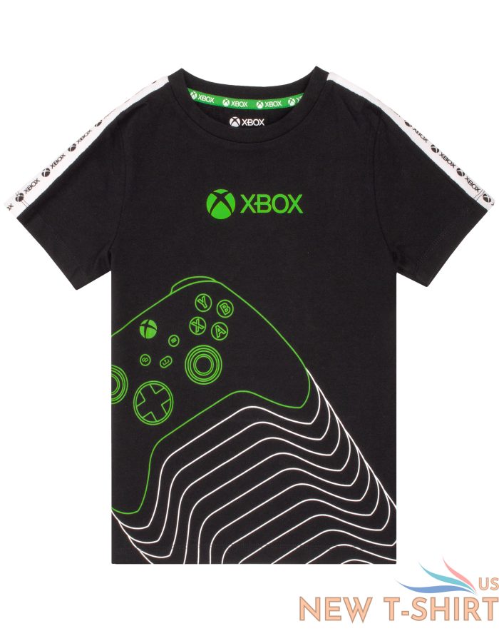 xbox t shirt boys kids green black game controller logo clothing top 7.jpg