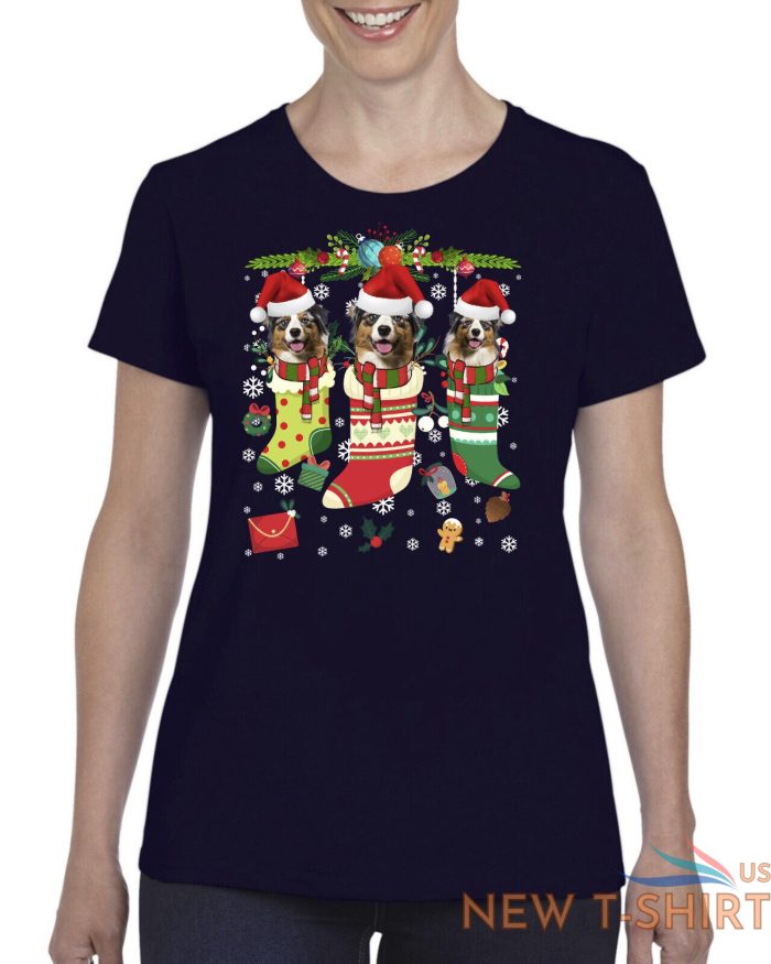 xmas tshirt australian shepherd dog xmas shirt christmas t shirt xmas t shirt 7.jpg