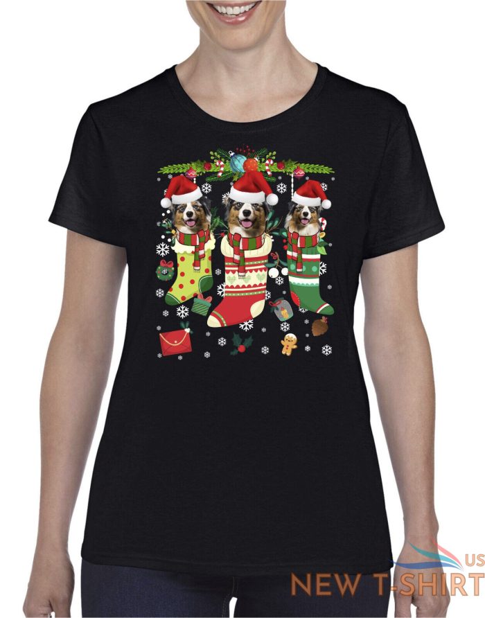 xmas tshirt australian shepherd dog xmas shirt christmas t shirt xmas t shirt 9.jpg