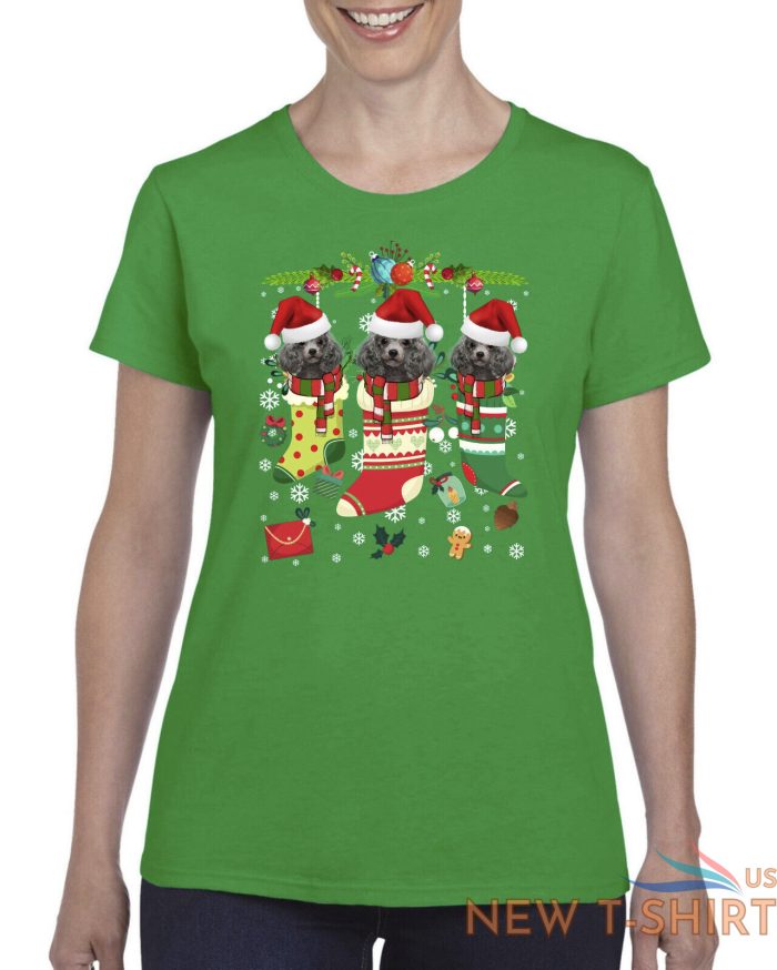 xmas tshirt poodle dog xmas shirt christmas t shirt xmas t shirt stocking filler 4.jpg