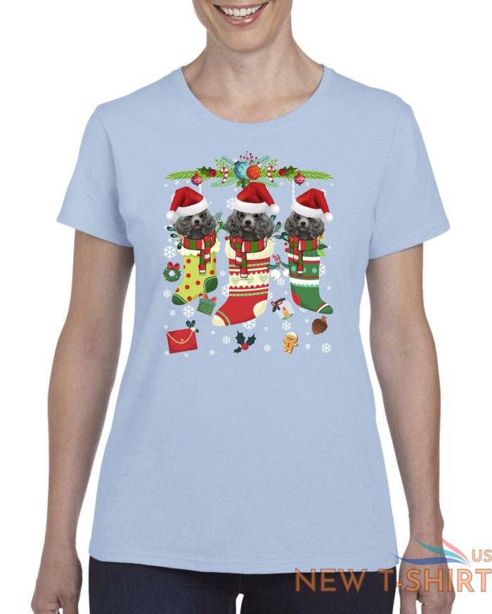 xmas tshirt poodle dog xmas shirt christmas t shirt xmas t shirt stocking filler 5.jpg