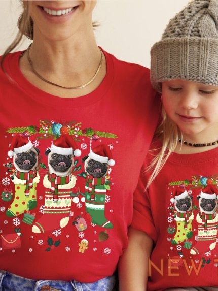 xmas tshirt pug dog xmas shirt christmas t shirt xmas t shirt stocking filler 0.jpg