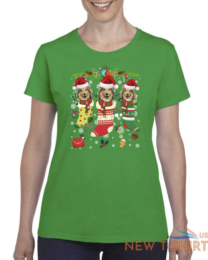 xmas tshirt rough collie dog xmas shirt christmas t shirt xmas t shirt stocking 4.jpg