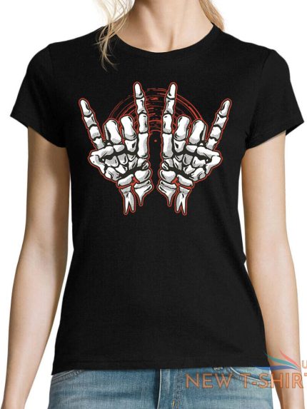 youth designz women s skeleton hand rock n roll skull punk metal fan fest t shirt 1.jpg