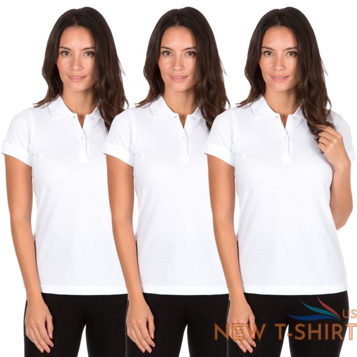 b c ladies fair trade polo neck shirt organic jersey cotton pique t shirt top 6.jpg