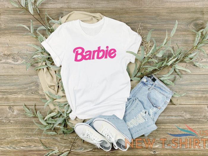 barbie t shirt white top tee trending women kids ken pink unisex xs 4xl 1y 14y 0.jpg