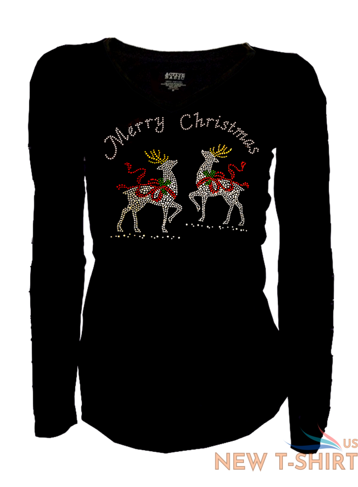 bling bling merry christmas with reindeer t shirt long sleeve s 4x 0.png