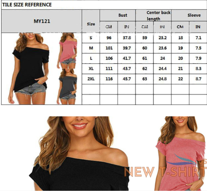 border trade women sexy off the shoulder t shirt new casual amazon wish cross 4.png