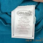 cariloha bamboo athletic crew t shirt teal t shirt fair trade cert size s nwt 7.jpg