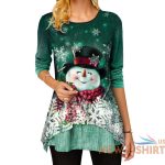 christmas 3d print t shirt women xmas tree snowman long sleeve loose blouse tops 8.jpg