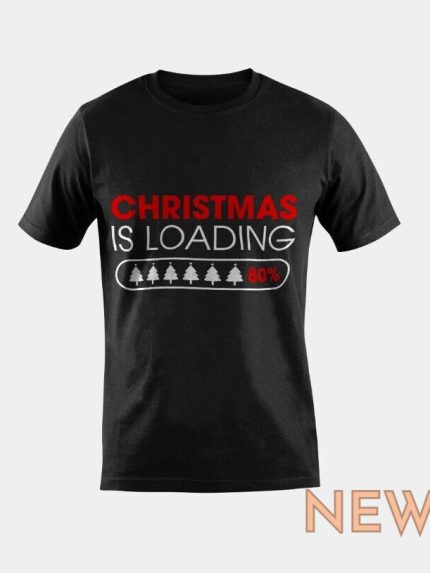 christmas is loading printed t shirts unisex logo t shirts with customization 0.jpg