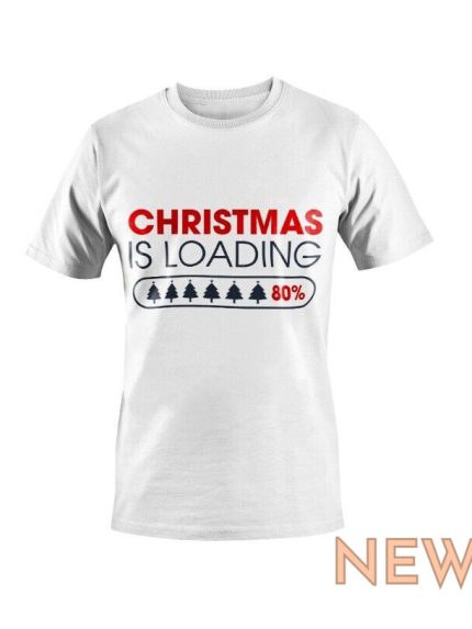 christmas is loading printed t shirts unisex logo t shirts with customization 1.jpg