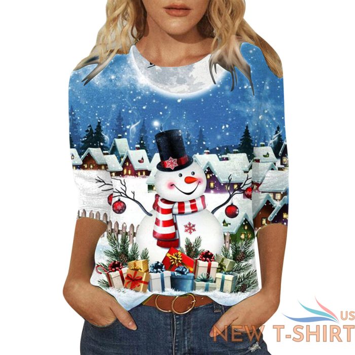 christmas t shirt womens merry and bright shirt print tree t shirt holiday 1.jpg