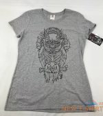 custom owl skeleton print medium women s t shirt gray 0.jpg