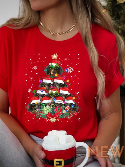 dachshund dog gifts xmas christmas mens womens kids tshirt tee t shirt 0.jpg