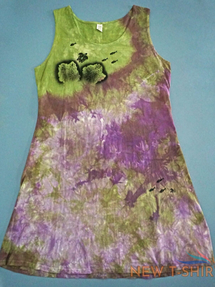 dharma trading co 100 cotton tie dye tank top t shirt type dress size xl 0.png