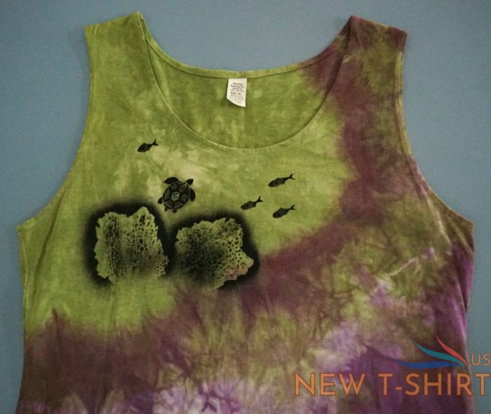 dharma trading co 100 cotton tie dye tank top t shirt type dress size xl 1.jpg