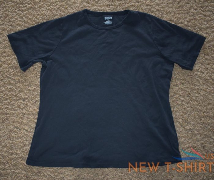 duluth trading co black short sleeve 100 cotton t shirt womens size x large xl 0.jpg