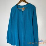 duluth trading co blue long sleeve waffle henley shirt plus size 2xl women s new 1.jpg