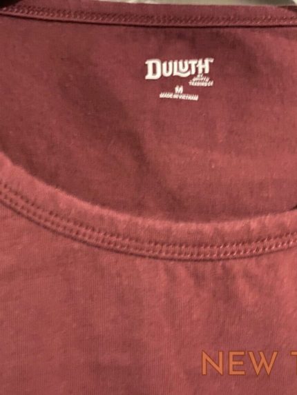 duluth trading co no yank long sleeve scoopneck women s t shirt size m color red 1.jpg