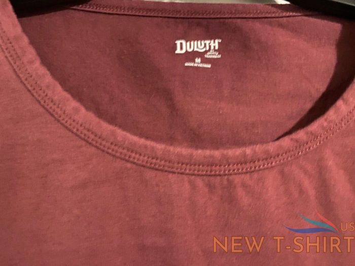 duluth trading co no yank long sleeve scoopneck women s t shirt size m color red 1.jpg